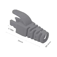 Manson protectie mufa RJ45, gri (100buc) RJ45-CAP-GY
