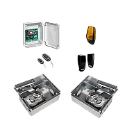 Automatizare ingropata pentru poarta batanta 2x2.5m - MOTORLINE SUBWING700-KIT