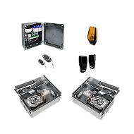 Automatizare ingropata pentru poarta batanta 2x2.5m - MOTORLINE SUBWING724-KIT