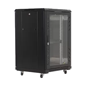 Rack podea 18U 19' 600x600, negru - ASYTECH Networking ASY-18U-6060E