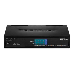 Switch 5 porturi - 4 Gigabit PoE+ 31W, 1 x Gigabit - TRENDnet TPE-TG50ES
