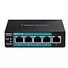 Switch 4 porturi Fast Ethernet Long Range 250m PoE+ 60W, 1 port Fast Ethernet - TRENDnet TE-FP051 – TRENDnet TE-FP051