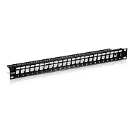 Patch Panel ecranat 24 porturi blank keystone 1U - TRENDnet TC-KP24S Patch Panel ecranat 24 porturi blank keystone 1U - TRENDnet TC-KP24S