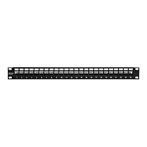 Patch Panel ecranat 24 porturi blank keystone 1U - TRENDnet TC-KP24S