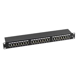 Patch Panel 1U, FTP cat5e, 24 porturi RJ45 - ASYTECH Networking ASY-PP-FTP5E-24