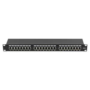 Patch Panel 1U, FTP cat5e, 24 porturi RJ45 - ASYTECH Networking ASY-PP-FTP5E-24