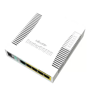 Smart Switch 5 x Gigabit (4 x PoE), 1 x SFP - Mikrotik CSS106-1G-4P-1S