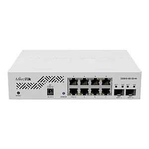 Smart Switch, 8 x Gigabit, 2 x SFP+ 10Gbps - Mikrotik CSS610-8G-2S+IN