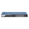 Switch 16 porturi PoE 100Mbps, 2 port uplink Gigabit, SMART Management - HIKVISION DS-3E1318P-EI – HIKVISION DS-3E1318P-EI