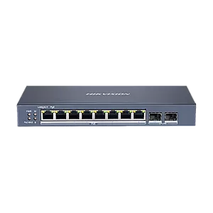 Switch 8 porturi Gigabit PoE, 2 port SFP uplink, SMART Management - HIKVISION DS-3E1510P-SI