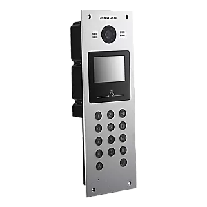 Panou exterior videointerfon TCP/IP pentru blocuri si spatii birouri, control acces card, afisaj LCD- HIKVISION DS-KD3003-E6