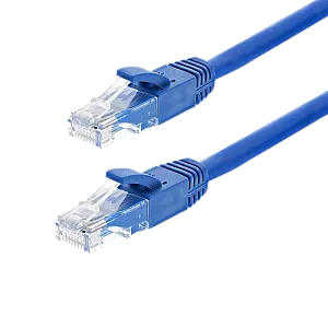 Patch cord Gigabit UTP cat6, LSZH, 0.25m, albastru - ASYTECH Networking TSY-PC-UTP6-025M-B