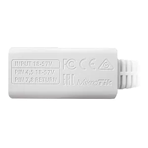 Injector PoE pasiv 18-57V, Gigabit - Mikrotik RBGPOE