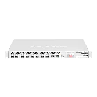 Cloud Core Router, 8 x SFP+, 1 x Gigabit, RouterOS L6, 1U - MikroTik CCR1072-1G-8S+