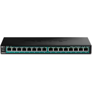 Switch 16 porturi Gigabit PoE/PoE+ 120W - TRENDnet TPE-TG161H