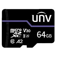 Card memorie 64GB, PURPLE CARD - UNV TF-64G-T