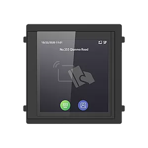 Modul afisaj IPS touch screen, 4 inch,  pentru Interfon modular - HIKVISION DS-KD-TDM
