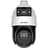 TandemVu, DarkFighter si ColorVu - camera IP, 4MP, lentila 2.8mm SI 4.8~72mm, 15X, WL 30m, IR 100m, Audio, Alarma, PoE+, IP66 - HIKVISION DS-2SE4C415MWG-E14F0