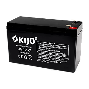 Acumulator AGM 12V, 7Ah, F1 - KIJO JS12-7 Acumulator AGM 12V, 7Ah, F1 - KIJO JS12-7