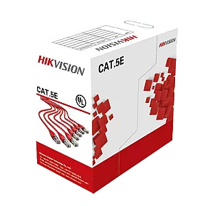 Cablu UTP cat5e 0.5mm, cupru integral, cutie 305 metri - HIKVISION DS-1LN5E-S