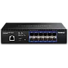 Switch 12 porturi SFP+ 1/10G, 1 x consola RJ45, management, 1U - TRENDnet TL2-F7120 – TRENDnet TL2-F7120
