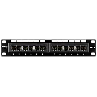 Patch Panel 12 porturi RJ45 UTP 10', Cat6 - TRENDnet TC-P12C6 Patch Panel 12 porturi RJ45 UTP 10', Cat6 - TRENDnet TC-P12C6