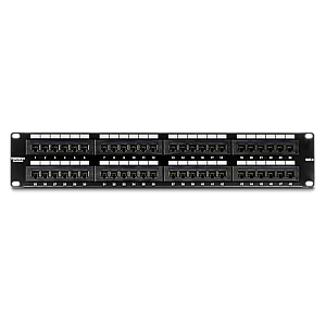 Patch Panel 48 porturi RJ45 UTP, Cat6 - TRENDnet TC-P48C6