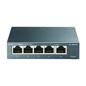 Switch TL-SG105, 5 porturi RJ45 Gigabit, Unmanaged - TP-Link TL-SG105