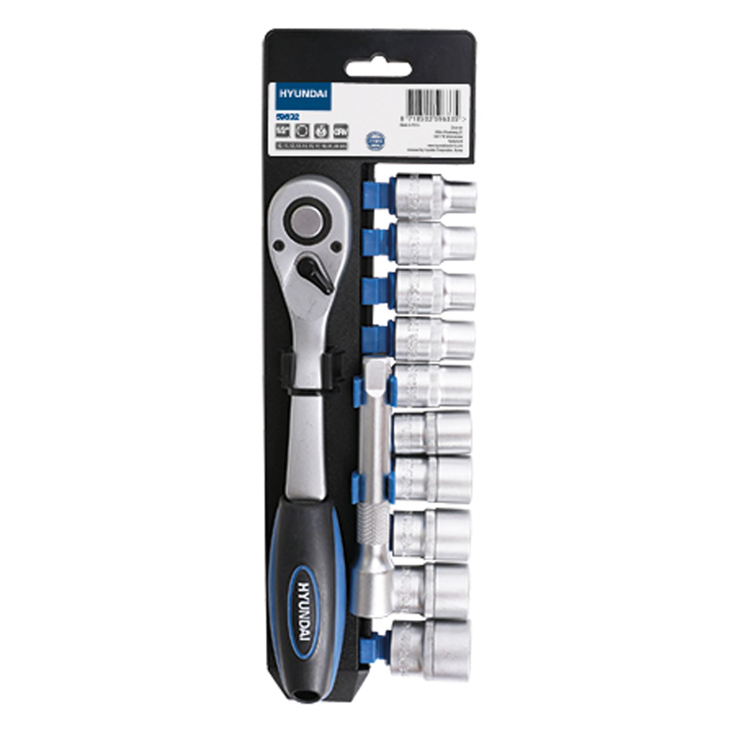 HYUNDAI HY-59632 – Set 12 chei clichet cu tubulare 3/8, Hyundai HY-59632 Set 12 chei clichet cu tubulare 3/8, Hyundai HY-59632 – HYUNDAI HY-59632