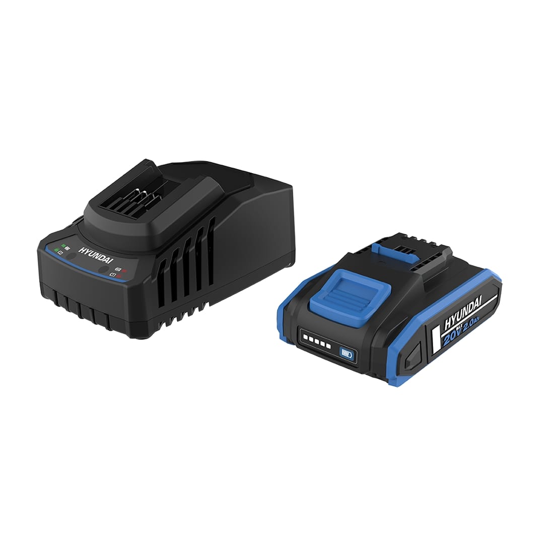 HYUNDAI BI20-2/C20-2 – Set acumulator Hyundai 2ah 20V + incarcator Hyundai 2A 20V Set acumulator Hyundai 2ah 20V + incarcator Hyundai 2A 20V – HYUNDAI BI20-2/C20-2