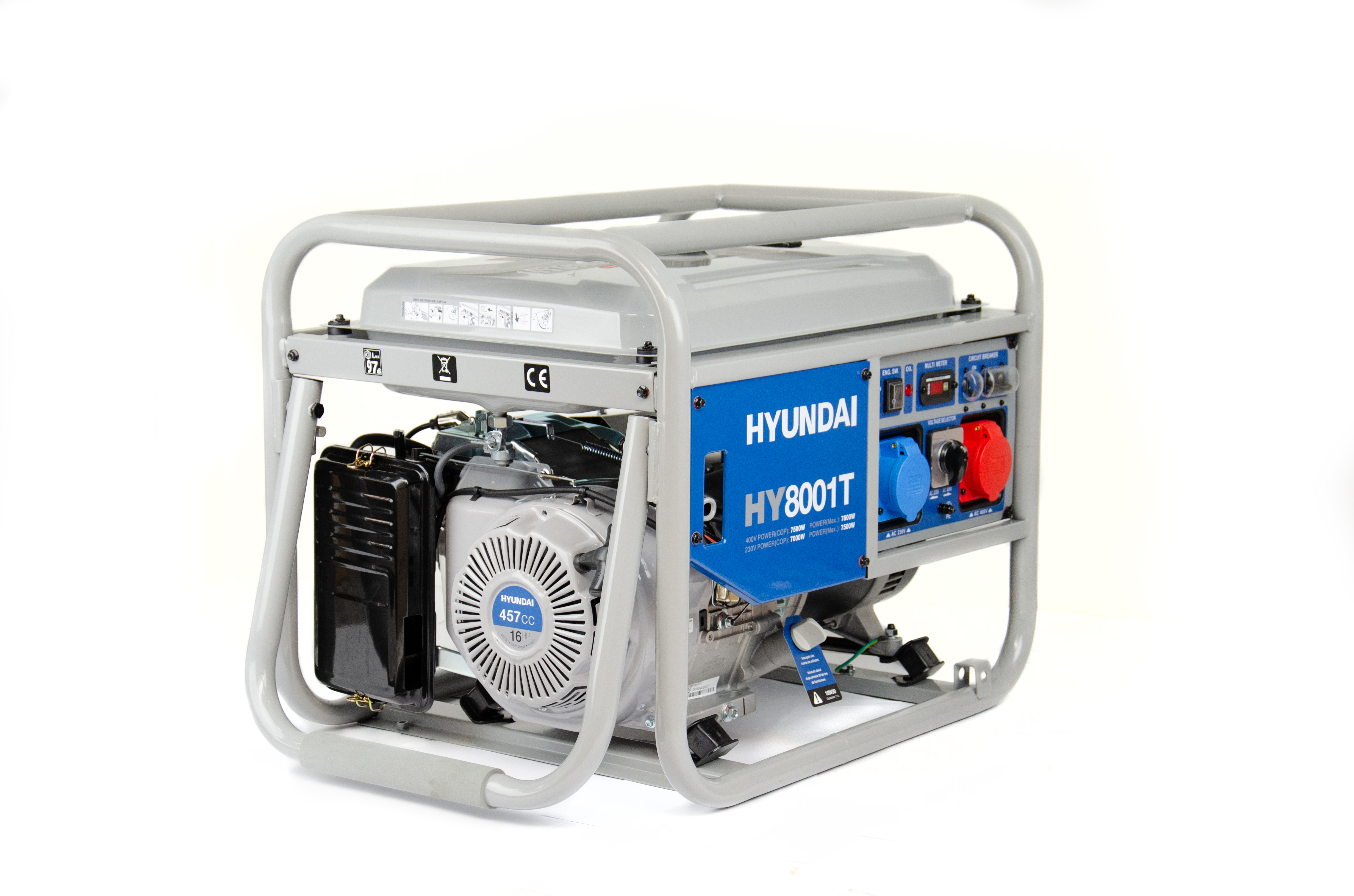 HYUNDAI HY8001T – Generator de curent trifazat 7,5 kW Hyundai HY-8001T Generator de curent trifazat 7,5 kW Hyundai HY-8001T – HYUNDAI HY8001T