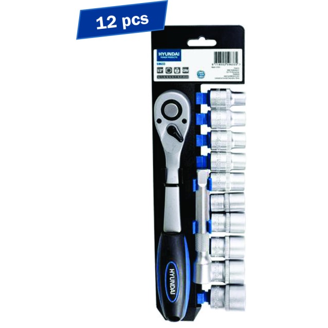 HYUNDAI HY-59633 – Set 12 chei clichet tubulare 1/2 Hyundai HY-59633 Set 12 chei clichet tubulare 1/2 Hyundai HY-59633 – HYUNDAI HY-59633