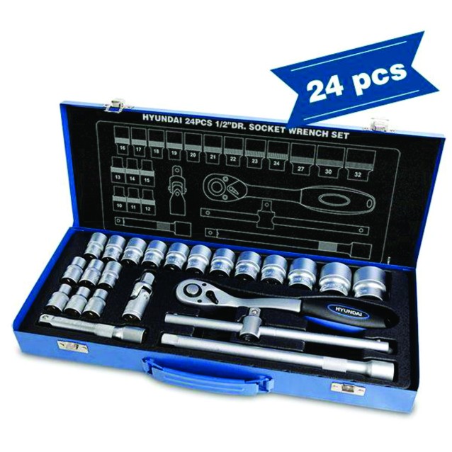 HYUNDAI HY-59672 – Set 24 chei tubulare 1/2 Hyundai HY-59672 Set 24 chei tubulare 1/2 Hyundai HY-59672 – HYUNDAI HY-59672