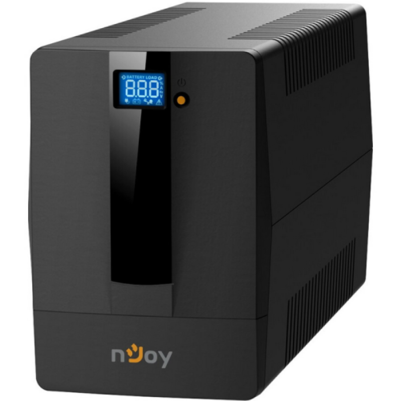 nJoy UPS 600VA 360W UPCSTLS660TH1AZ01B Line Interactive LCD AVR 2 Prize Schuko Protectie la Supratensiune – NJOY UPCSTLS660TH1AZ01B