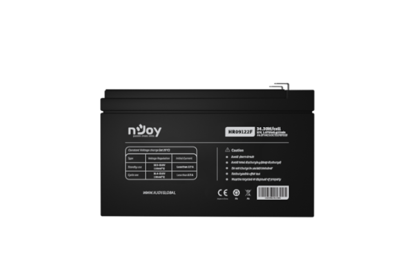 NJOY BTVACIUOCTD2FBT01B – NJOY HR09122F – Baterie VRLA AGM 12V 9Ah NJOY HR09122F – Baterie VRLA AGM 12V 9Ah – NJOY BTVACIUOCTD2FBT01B