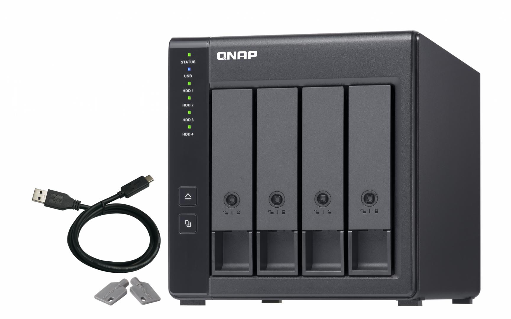 QNAP TR-004 – QNAP TR-004 Enclosure extern 4 bay USB3 pentru extindere stocare NAS sau PC QNAP TR-004 Enclosure extern 4 bay USB3 pentru extindere stocare NAS sau PC – QNAP TR-004