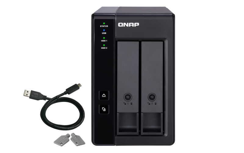 QNAP TR-002 – QNAP TR-002 – Enclosure DAS cu 2 Bay-uri, USB-C, RAID Hardware QNAP TR-002 – Enclosure DAS cu 2 Bay-uri, USB-C, RAID Hardware – QNAP TR-002