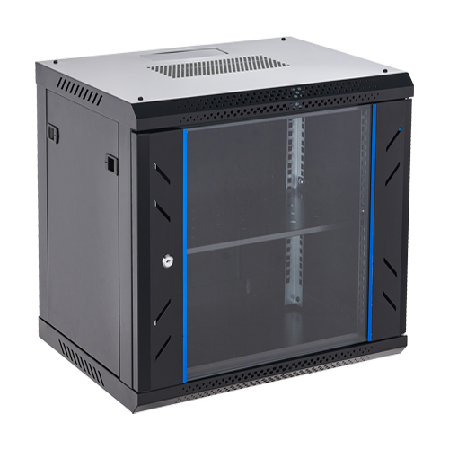 Rack perete 12U 19 600x450, negru, seria economica - ASYTECH Networking ASY-12U-6045WL