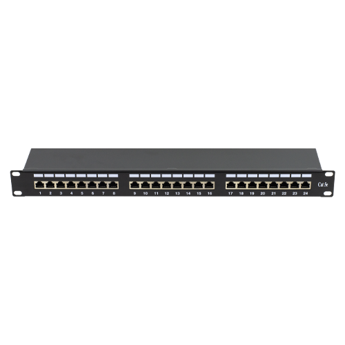 Patch Panel 1U, FTP cat5e, 24 porturi RJ45 - ASYTECH Networking ASY-PP-FTP5E-24