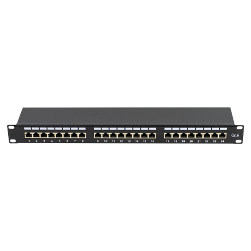 Patch Panel 1U, FTP cat6, 24 porturi RJ45 - ASYTECH Networking ASY-PP-FTP6-24