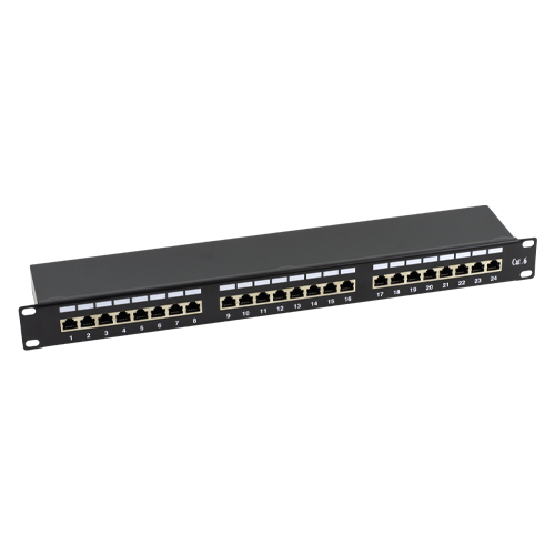 Patch Panel 1U, FTP cat6, 24 porturi RJ45 - ASYTECH Networking ASY-PP-FTP6-24