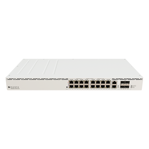 Switch 16xRJ45 PoE Gigabit, 2xRJ 45 consola, 4 SFP 10G, Management - MIKROTIK CRS320-8P-8B-4S+RM