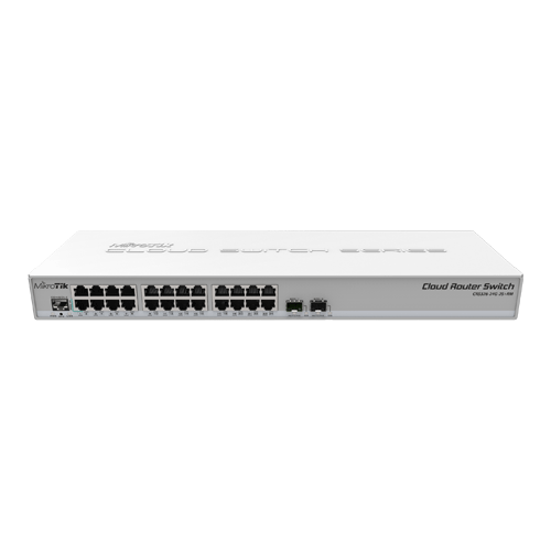 Management Switch 24 x Gigabit, 2 x SFP+, 1U - Mikrotik CRS326-24G-2S+RM