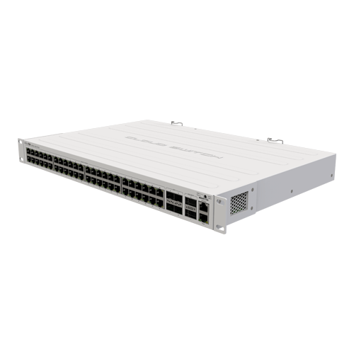 Management Switch, 48 x Gigabit, 4 x 10G SFP+, 2 x 40G QSFP+ - Mikrotik CRS354-48G-4S+2Q+RM