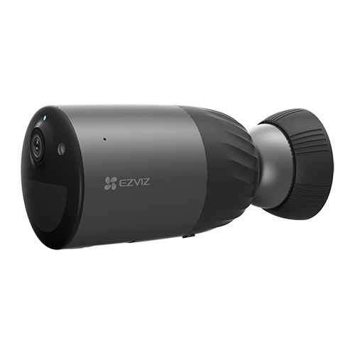 Camera IP Wireless EZVIZ de exterior cu baterie 10.400 mAh, rezolutie 2K+, Audio bidirectional, stocare eMMC 32GB, senzor PIR integrat CS-BC1C-2k+MicroUSB