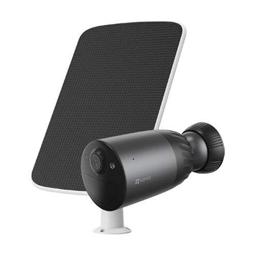 Camera IP 4K, Wi-Fi6, baterie 10.400 mAh, Audio, IR&WL 15m, Color 24/7, Panou Solar - EZVIZ CS-BC1C-4K(SP-kit)