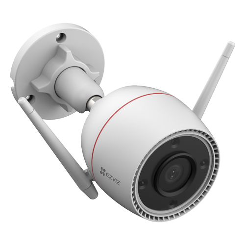 Camera IP EZVIZ de exterior, WI-Fi, rezolutie 2K+, Audio bidirectional, distanta IR 30 metri, imagini color 24/7 CS-H3c-2K+