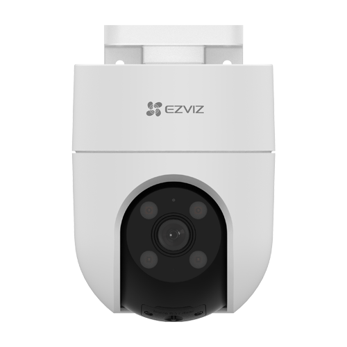 Camera IP EZVIZ de exterior, WI-Fi, Pan&Tilt, rezolutie 2K+, Audio bidirectional, distanta IR 30 metri, imagini color 24/7 CS-H8C-2K+