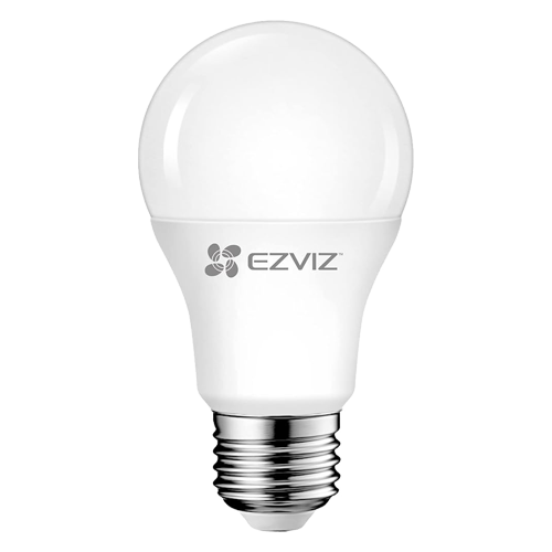 Bec LED inteligent EZVIZ, Wi-Fi, E27, 806 lmn, lumina calda 2700K ajustabila CS-HAL-LB1-LWAW