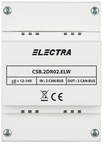 Doza de separatie CAN, 2 intrari si 2 iesiri REZIDENTIAL - ELECTRA CSB.2DR02.ELW0R